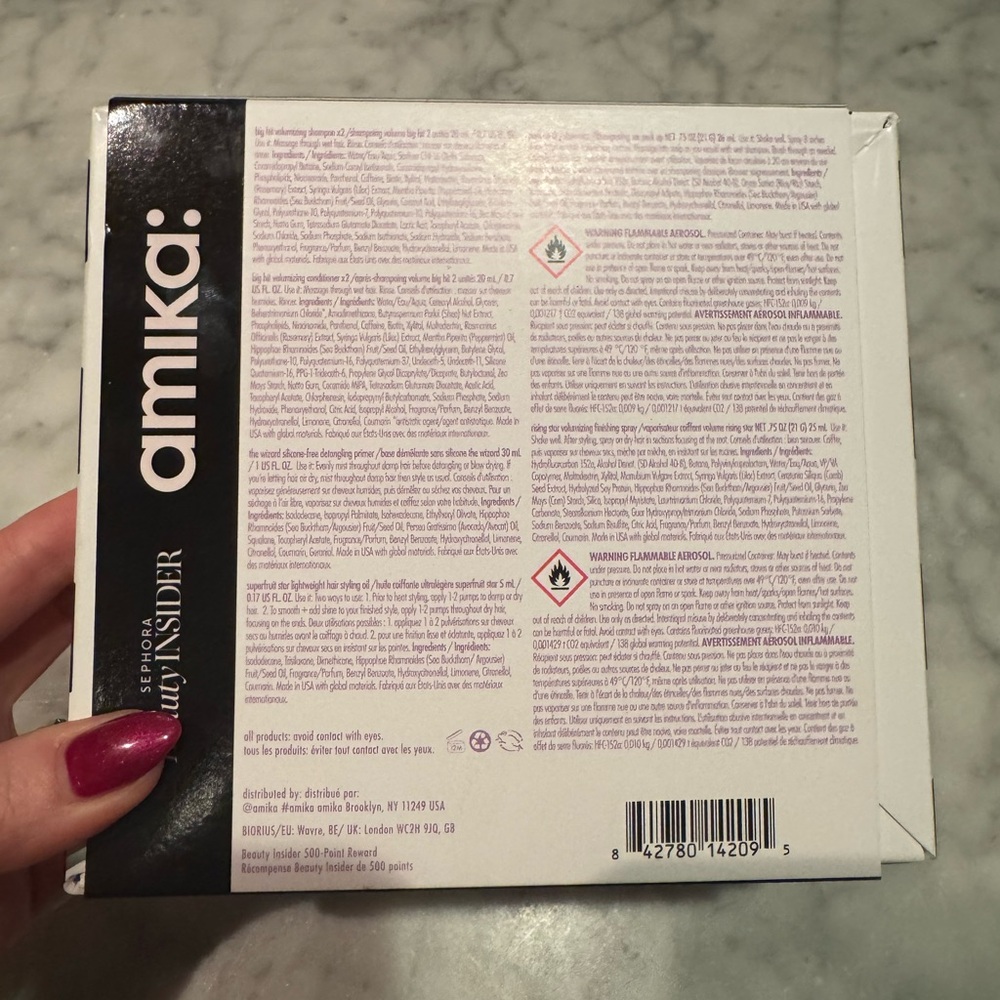 ✨New in Box - Amika Hair Care Set - Sephora Beauty Insider✨ - Picture 2 of 3